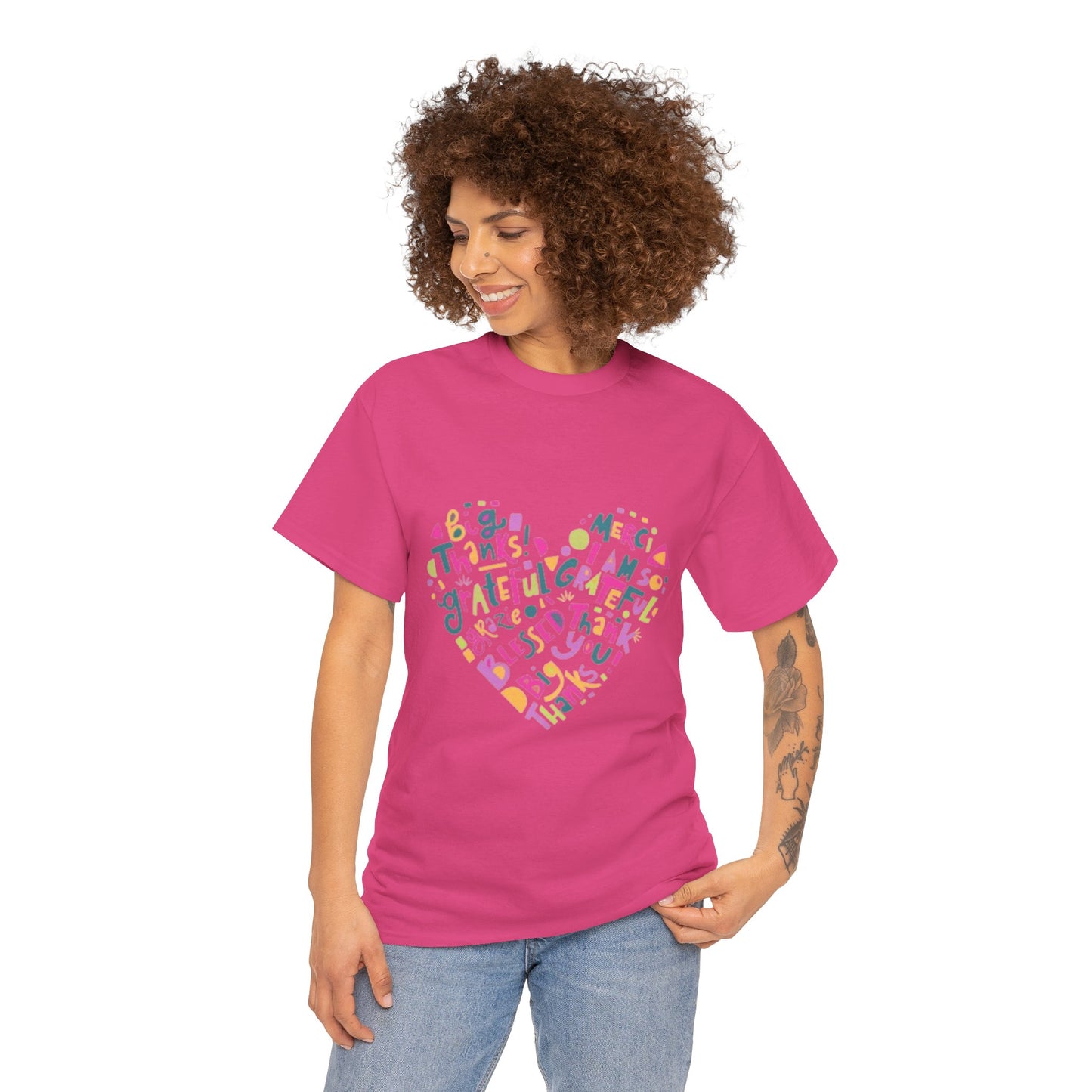 Colorful Thank You Woman T-Shirt