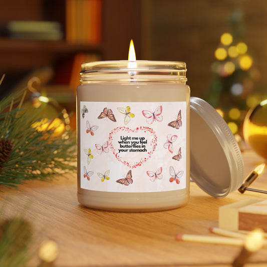 Light Me Up When You Feel Butterflies In Your Stomach Scented Candles, 9oz