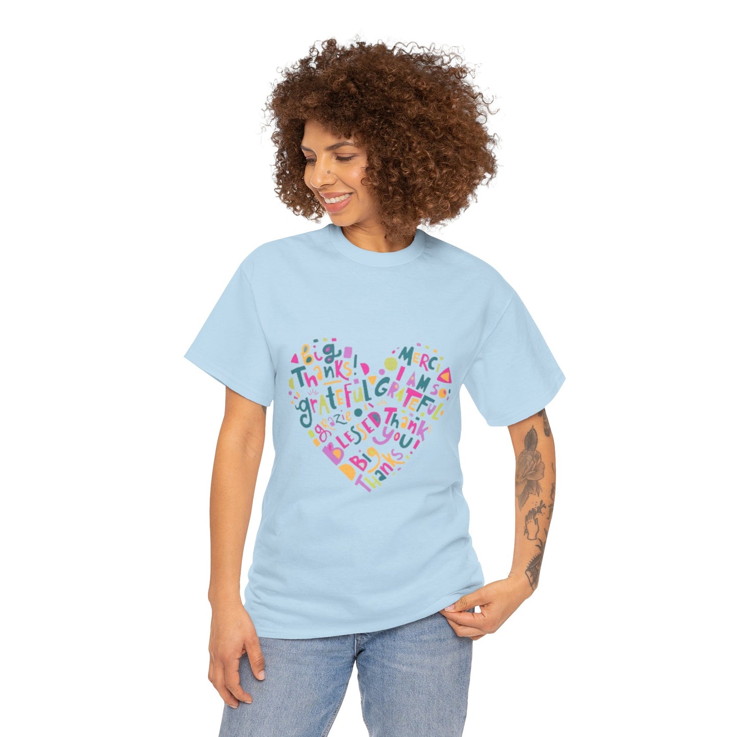 Colorful Thank You Woman T-Shirt