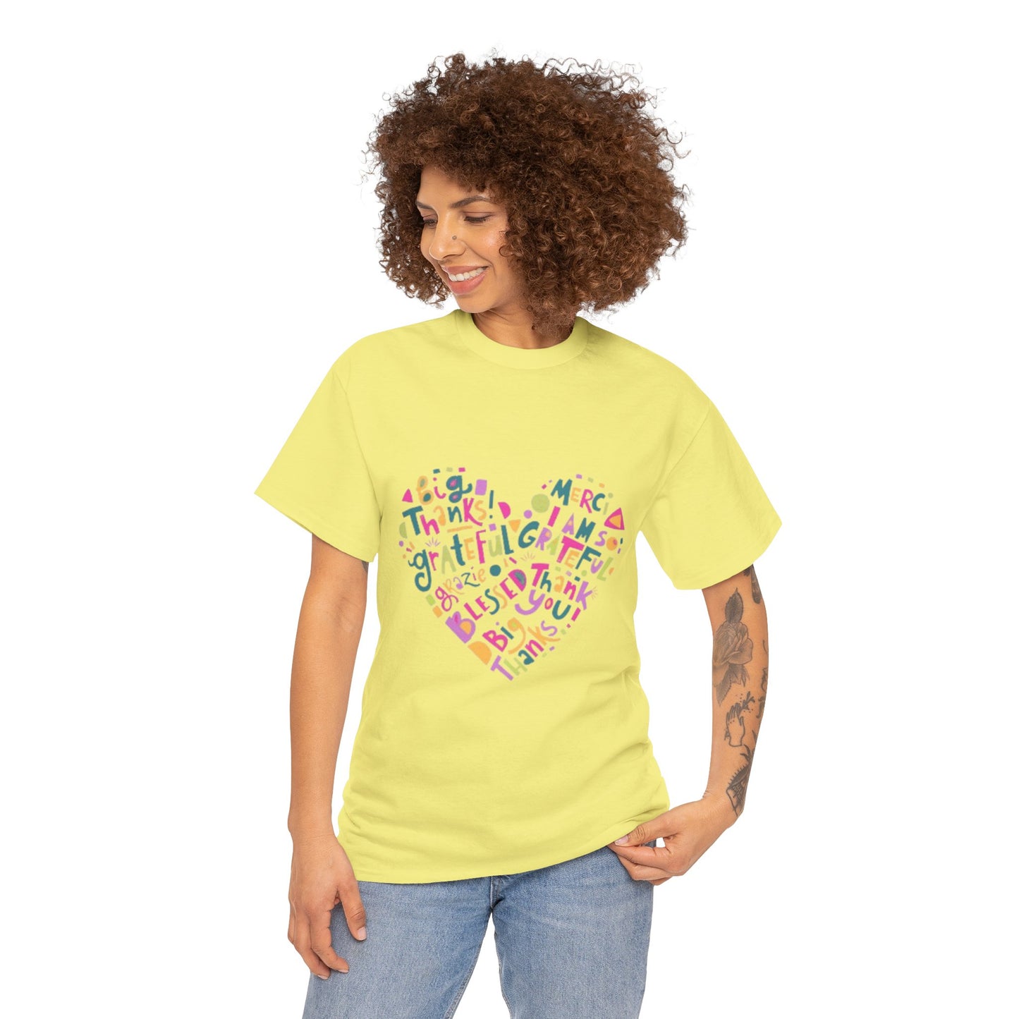 Colorful Thank You Woman T-Shirt